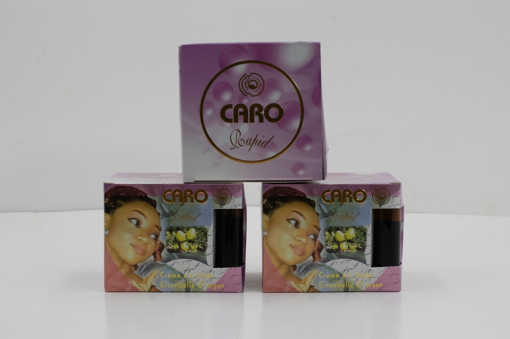 Crème éclaircissante Caro Rapid à l'escargot et à l'huile d'argan 300ml