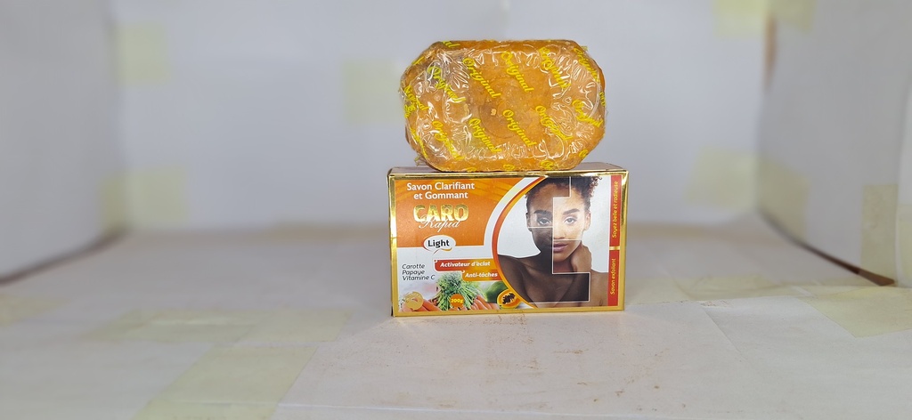 Savon Clarifiant et Gommant Caro Rapid Light à la carotte et à la papaye 200g